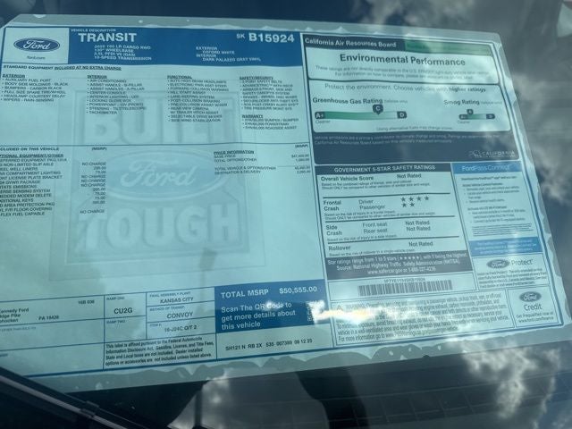 2025 Ford Transit Cargo Van T-150 130 Low Rf 8670 GVWR RWD