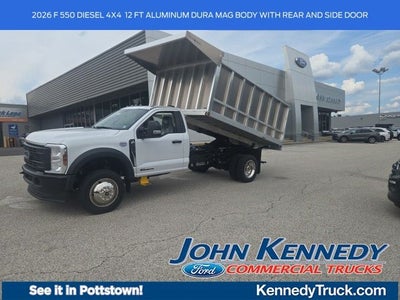 2026 Ford Super Duty F-550 DRW XL 4WD Reg Cab 169 WB 84 CA