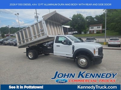 2026 Ford Super Duty F-550 DRW XL 4WD Reg Cab 169 WB 84 CA