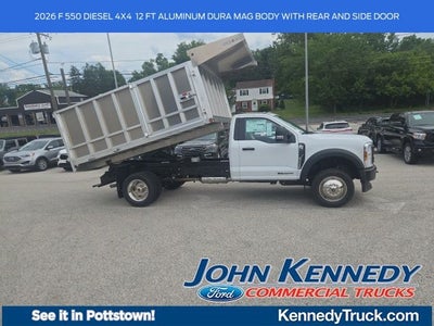 2026 Ford Super Duty F-550 DRW XL 4WD Reg Cab 169 WB 84 CA