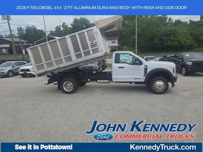 2026 Ford Super Duty F-550 DRW XL 4WD Reg Cab 169 WB 84 CA