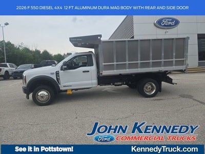 2026 Ford Super Duty F-550 DRW XL 4WD Reg Cab 169 WB 84 CA