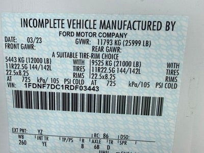 2024 Ford F-750SD Base