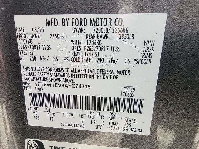2010 Ford F-150 XLT