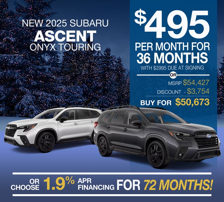 2025 Subaru Ascent Onyx Touring