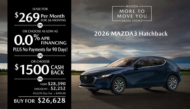 2026 Mazda3 Hatchback