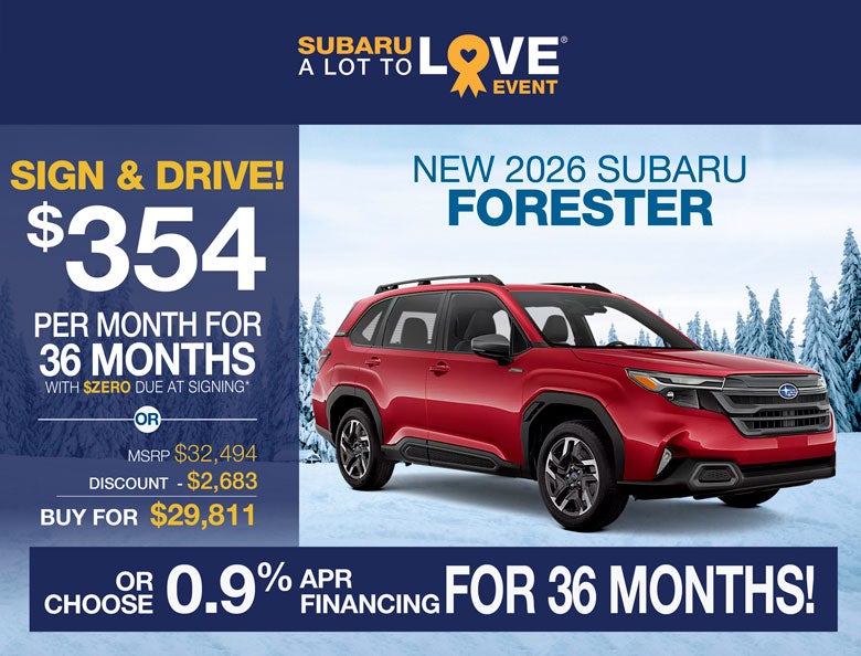 2026 Subaru Forester
